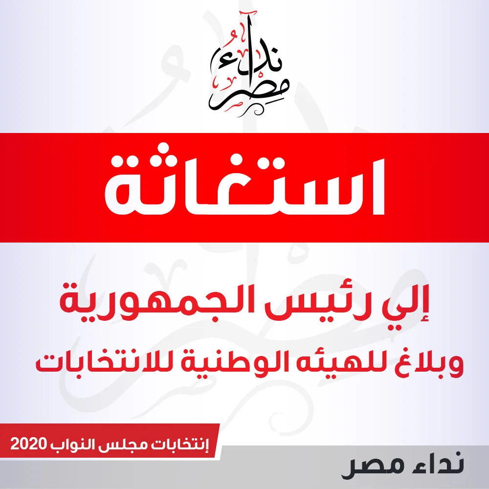 مال سياسي وتزوير إرادة الشعب.. نداء مصر تدعي خروقات في سير انتخابات مجلس النواب
