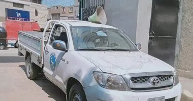 اسمعوا واعوا...سيارة بها مكبر صوت تجوب شوارع رشيد لإخلاء المنازل تحسبًا للفيضان