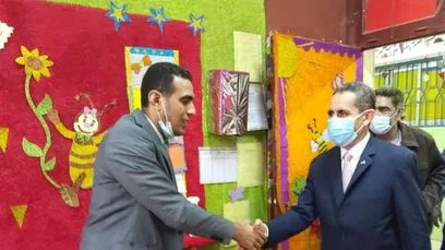 جولة تفقدية لمحافظ الغربية باللجان الانتخابية بالسنطة