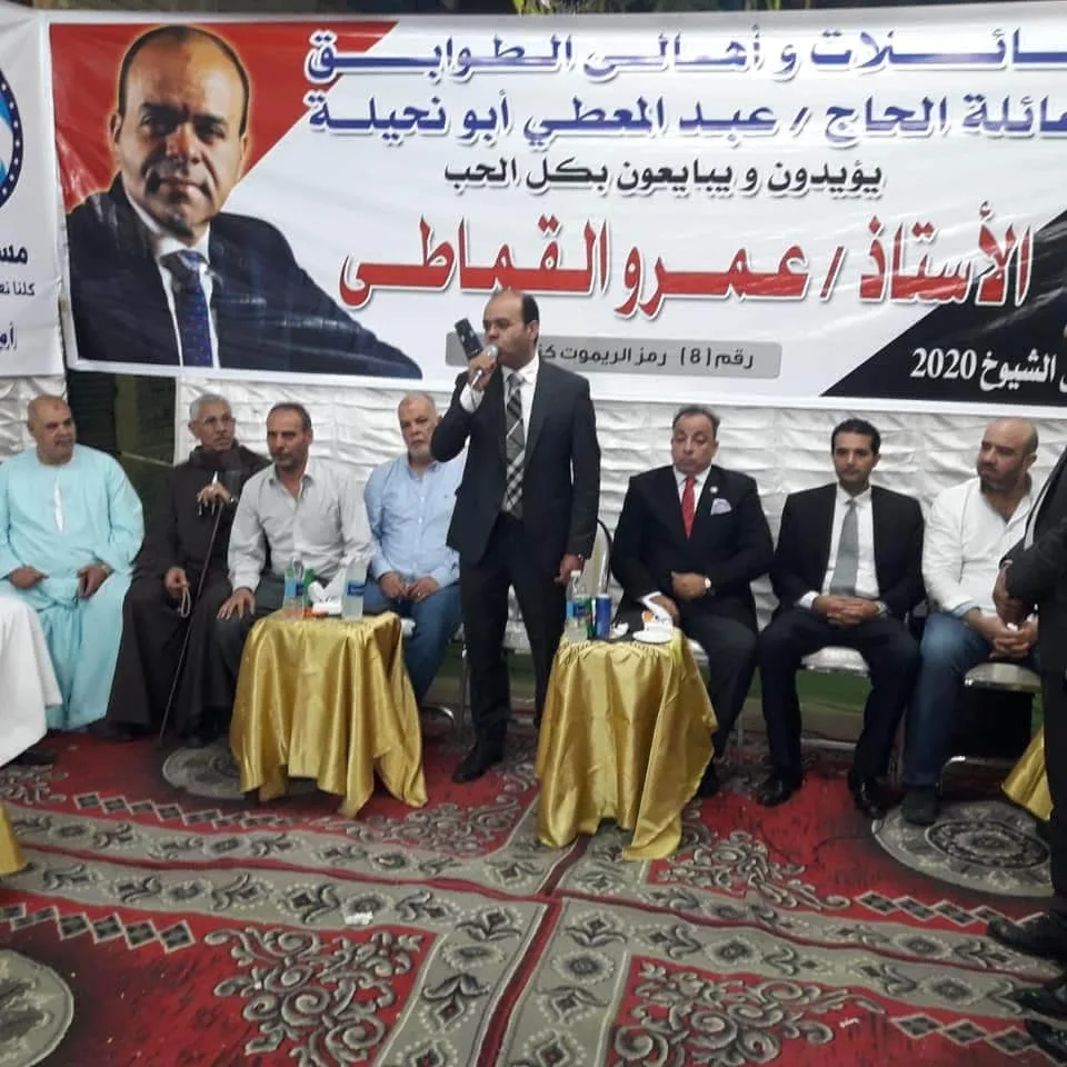 "مستقبل وطن" يحشد لعمرو القماطي المرشح الوحيد في الجيزة بجولة الاعادة