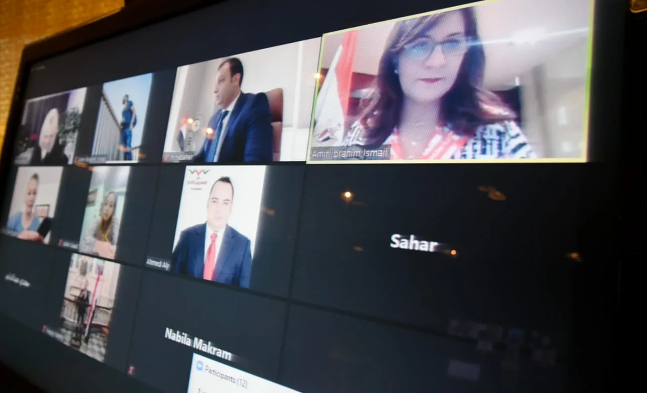 للرد على استفساراتهم بشأن الانتخابات.. "الهجرة" تتواصل مع المصريين بالخارج عبر الـ"فيديوكونفرانس"
